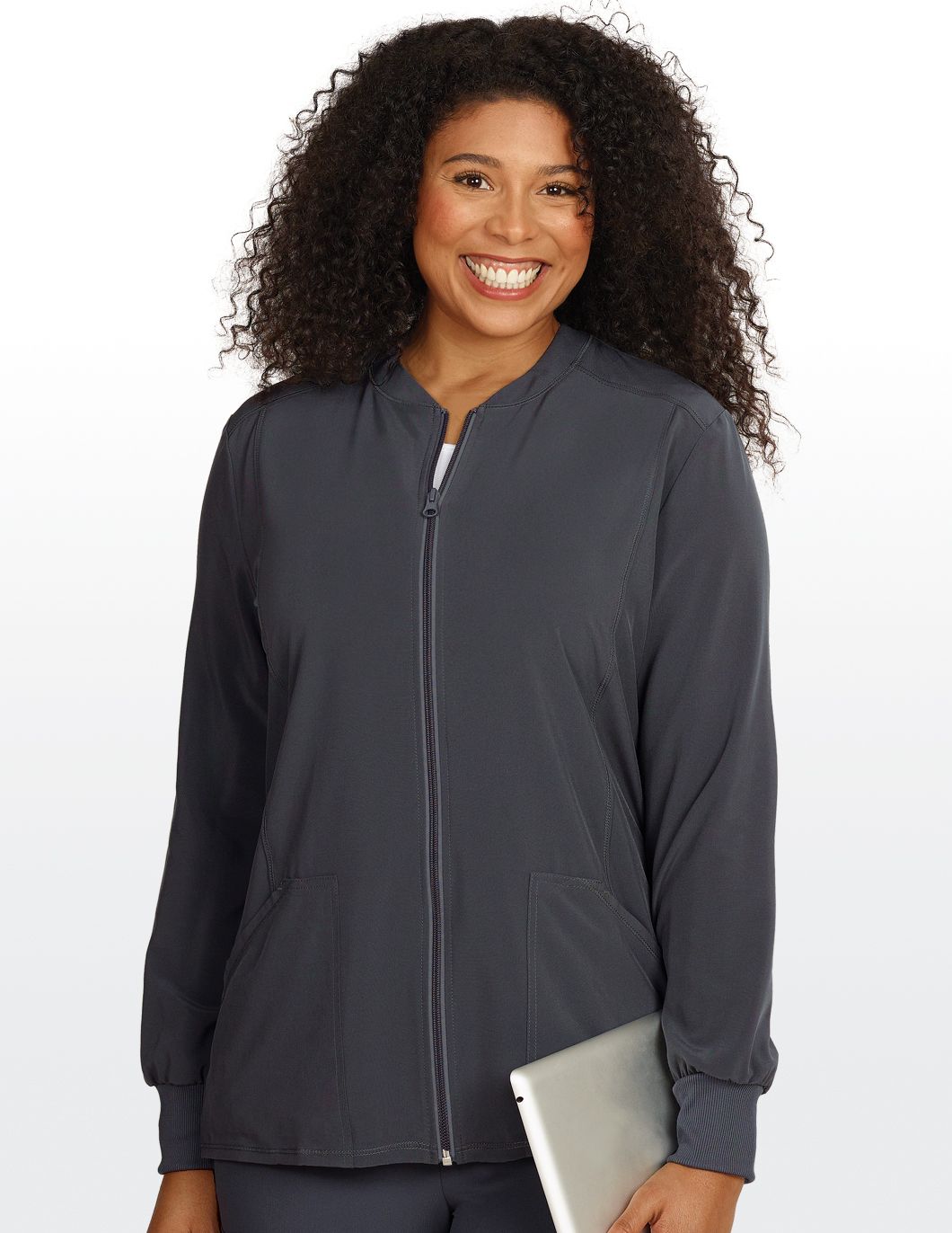 Cherokee Allura Zip Front Warm Up Jacket