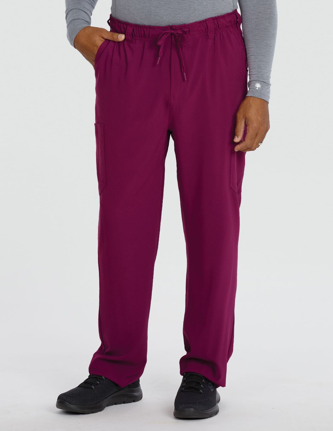 Carhartt-Force-Cross-Flex-Mens-Scrub-Pant-Wine