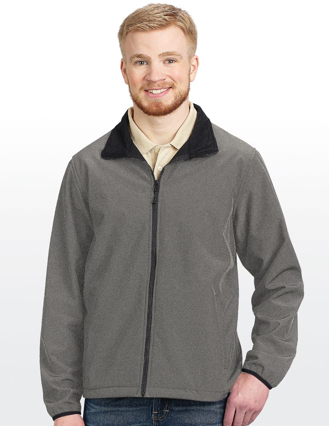 Landway Men's 1/4 Zip Knit Plaid Fleece Pullover