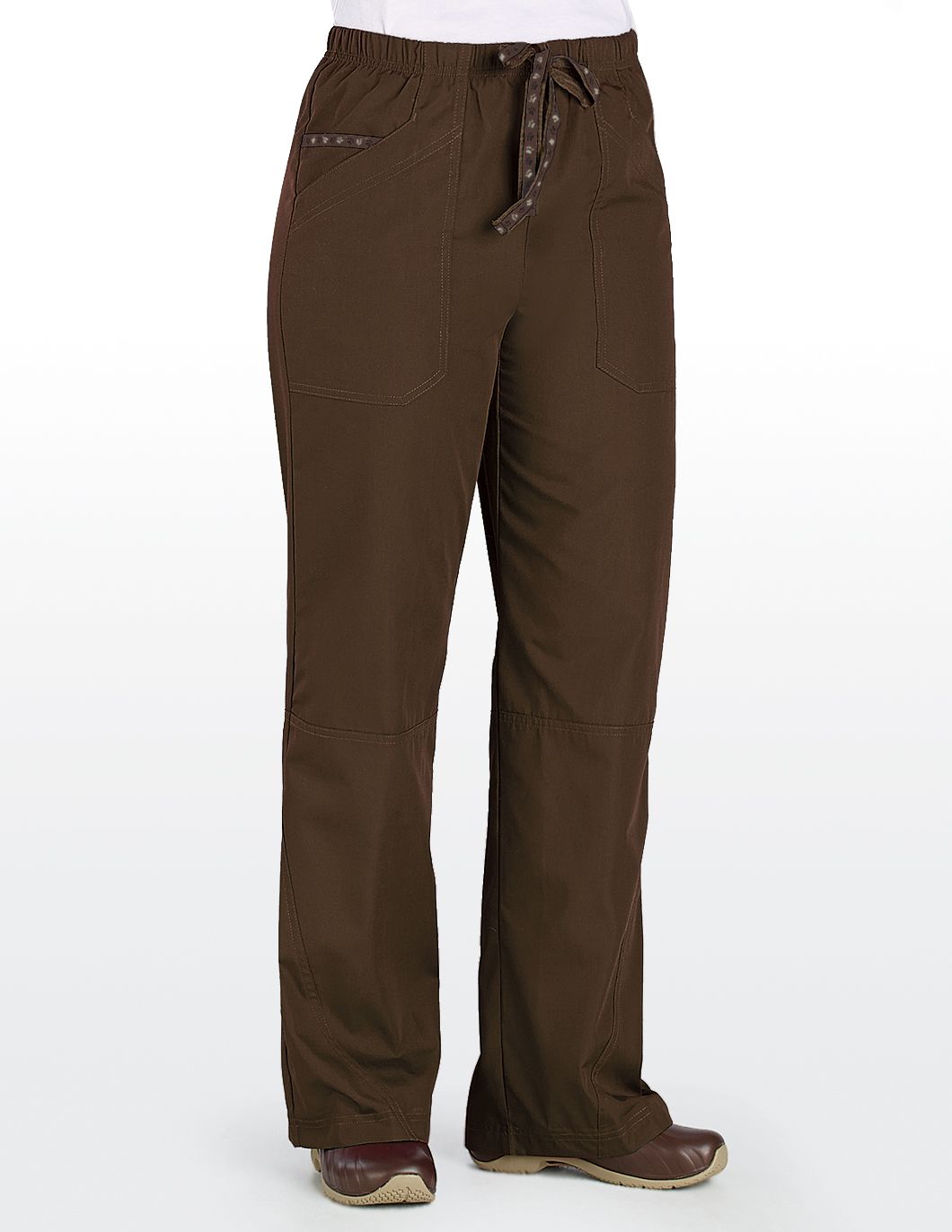 pure-essentials-plus-womens-paw-trim-pant-chocolate
