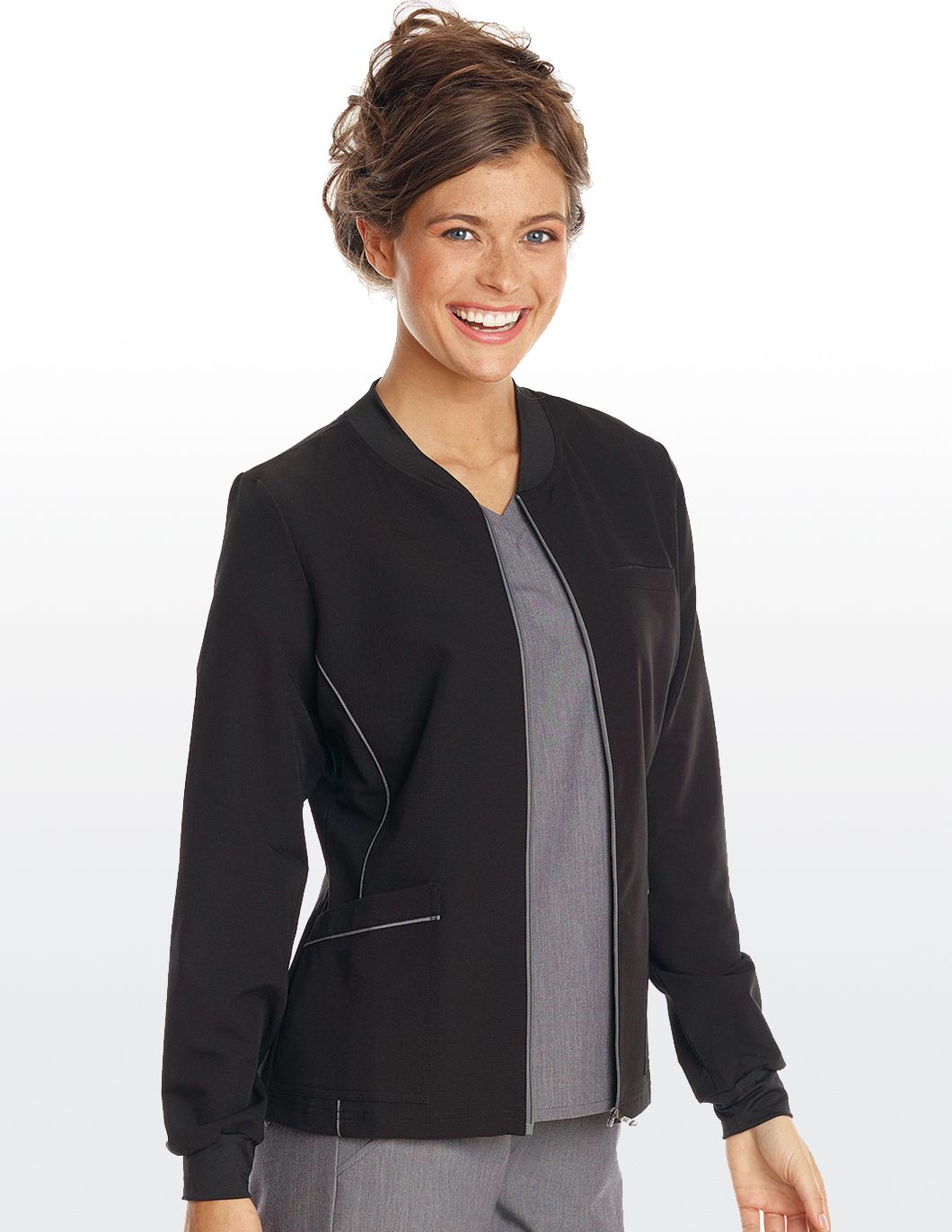 White Cross V-Tess Warm Up Jacket