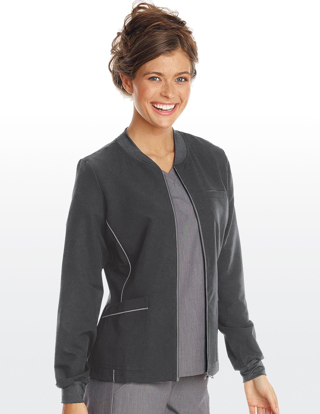White Cross V-Tess Warm Up Jacket